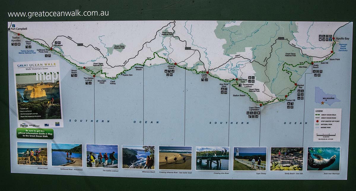 Great Ocean Walk (map of route)